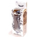 Анальная пробка Boss Series - Jewellery Dark Silver BUTT PLUG Black