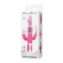 Вибромассажер ротатор с анальным и клиторальным стимулятором PRETTY BUNNY, 22,3 см