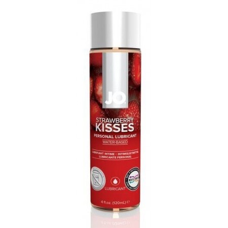 Лубрикант оральный System JO Strawberry Kisses, 120 мл