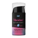 Жидкий вибратор Intt Vibration Cotton Candy, 15 мл, густой гель, очень вкусный, действует до 30 мин