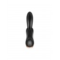 Смарт вибратор кролик с двойным отростком Satisfyer Double Flex Black