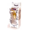 Анальний затор Boss Series - Jewellery Gold Heart PLUG Purple S