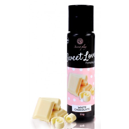 Гель для орального секса Secret Play - Sweet Love White chocolate Gel, 60 мл