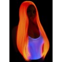 Парик Leg Avenue 33" Long straight center part wig neon pink