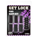 Набор из 7 насадок Penis Sleeve Kits - Black