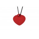 Мини-вибратор «Сердечко» FairyGasm PleasureStone red, 9 режимов, на шнурке