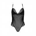Сетчатое боди с кружевным лифом Passion DELIENA BODY S/M black