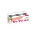 Насадка на член Real Body - Real Extender HUGY с открытой головкой и кольцом для мошонки