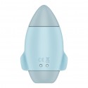 Вакуумний стимулятор з вібрацією Satisfyer Mission Control Blue, 2 незалежні мотори