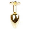 Анальний затор Boss Series - Jewellery Gold PLUG Purple S