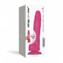 Реалистичный фаллоимитатор Strap-On-Me Sliding Skin Realistic Dildo Fuchsia - L, 19 см