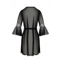 Пеньюар Passion LEAFA PEIGNOIR black S/M - ECO Passion