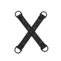 Набір Liebe Seele Black Lace and Neoprene 11шт Bondage Kit, анальна пробка з кристалом, віброкуля