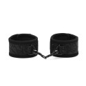 Набір Liebe Seele Black Lace and Neoprene 11шт Bondage Kit, анальна пробка з кристалом, віброкуля