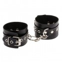 Наручники Leather Double Fix Leg Cuffs, Black