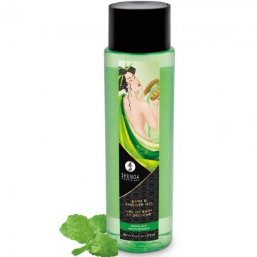 Купить - Гель для душа Shunga Shower Gel - Sensual Mint (370 мл) с растительными маслами и витамином Е