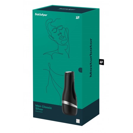 Вагина-мастурбатор Satisfyer Men Classic Silver