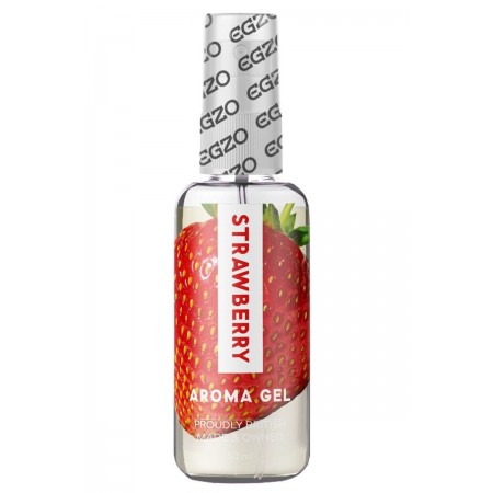 Оральный гель-лубрикант EGZO AROMA GEL - Strawberry, 50 мл