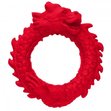 Купить - Ерекційне кільце Creature Cocks Rise of the Dragon Silicone Penis Ring - Red