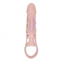 Гелевая вибронасадка в форме клетки Men extension