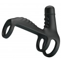 Насадка с вибрацией Pretty Love - VIBRATING PENIS SLING, 10 функций вибрации