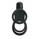 Насадка с вибрацией Pretty Love - VIBRATING PENIS SLING, 10 функций вибрации