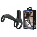Насадка с вибрацией Pretty Love - VIBRATING PENIS SLING, 10 функций вибрации
