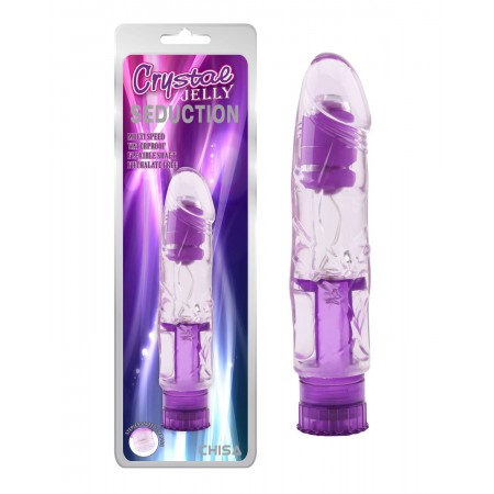 Вибратор CHISA Seduction Crustal Jelly - Purple