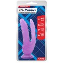 Анально-вагинальный фаллоимитатор на присоске CHISA Hi Rubber - 8.0 Inch Dildo Purple