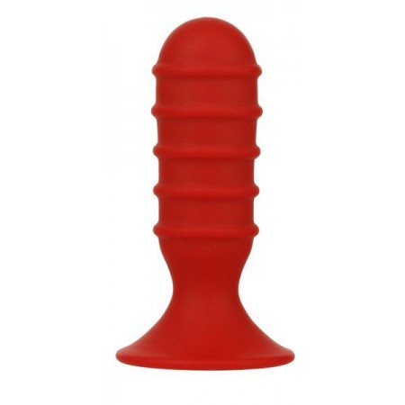 Анальный стимулятор MENZSTUFF Ribbed Torpedo DONG 4INCH