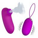 Комплект з віброяйця і вакуумного стимулятора Pretty Love ORTHUS Multifunctional 2in1