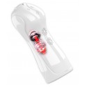 Мастурбатор з вібростимуляцією FOXSHOW Vibrating and Flashing Masturbation Cup White USB 7+7 Function