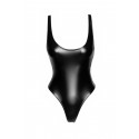 Боди Noir Handmade F244 Powerwetlook body with high cut bottom hem - M