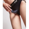 Дилдо Strap-On-Me DILDO PLUG SNAKY METALLIC BLUE, размер M, диаметр 4 см, вводимая длина 15,3 см