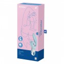 Вібратор-кролик Satisfyer Touch Me Blue, подвійний відросток, 3 потужні мотори