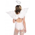 Крылья ангела Leg Avenue Marabou Feather Angel Wings, настоящие перья