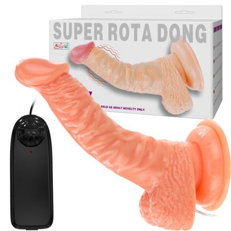 Вибратор на присоске Super rota dong