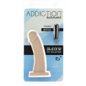 Вигнутий фалоімітатор на присосці ADDICTION — Edward 6″ Curved Dong, віброкуля в подарунок