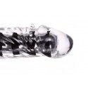 Вагінальний вібратор XESE Cristal Black, довжина 17,5 см, діаметр 3,5 см