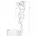 Бодистокинг-платье Passion BS089 red, мини, плетение в виде паутины
