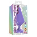 Анальный плаг CHISA Large Luv Heart Plug, Purple