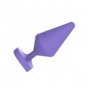 Анальный плаг CHISA Large Luv Heart Plug, Purple