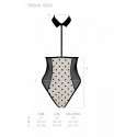 Эротическое боди Passion TRISHA BODY, S/M, beige, с открытыми чашками