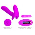 Вібробабочка з стимулятором клітора PRETTY LOVE-Remote Control Massager