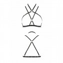 Портупея-стрепы Kelis Bra black XXL/XXXL ? Passion Exclusive: трусики в комплекте