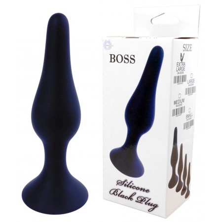 Анальный плаг Silicone Plug Black - Medium