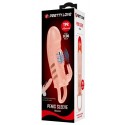 Подовжуюча насадка з вібростимуляцією PRETTY LOVE - PENIS SLEEVE Sloane, на 2,5 см