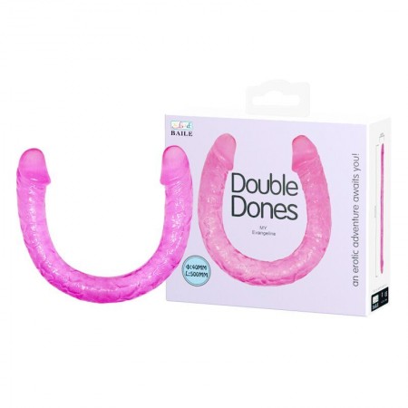 Двойной фаллоимитатор Double Dones, 48,5 см