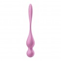 Вагинальные смарт-шарики с вибрацией Satisfyer Love Birds 1 Connect App Pink, 78 г