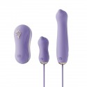 Набор 3в1 Zalo - UNICORN Set Violet, виброяйцо, пульсатор, вакуумный стимулятор